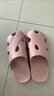 樸西2026夏季女款居家外穿洞洞鞋靜音軟底浴室洗澡防滑可外穿包頭拖鞋 淺粉 【穿上仙氣飄飄】 40-41 曬單實(shí)拍圖