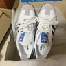 adidas「T頭鞋」SAMBA OG經(jīng)典復(fù)古板鞋德訓(xùn)鞋男女阿迪達(dá)斯三葉草 白/黑/淺灰 40 曬單實(shí)拍圖