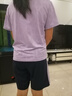 真維斯兒童夏季套裝男女童速干網(wǎng)眼短袖t恤中大童體能服夏裝運(yùn)動(dòng)兩件套 【短袖短褲套裝】紫/J純色 150 曬單實(shí)拍圖