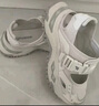 FILA FUSION斐樂潮牌女鞋硬糖涼鞋休閑厚底鞋運(yùn)動(dòng)鞋 日巖灰/太空銀T12W521703FGA 36.5 曬單實(shí)拍圖