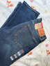 Levi's李維斯男士502經(jīng)典錐形美式復古時尚簡約休閑通勤牛仔長褲 水洗藍 32 (32) 曬單實拍圖
