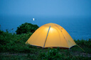喜馬拉雅露營(yíng)帳篷戶(hù)外野營(yíng)過(guò)夜徒步登山便攜折疊防暴雨專(zhuān)業(yè)輕量出行輕云 【輕云2】1-2人琥珀黃7系鋁合金 曬單實(shí)拍圖
