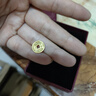 行金銀中黃金吊墜 五帝幣財神平安扣 DIY編織手繩手鏈生日禮物 送寶寶親戚 康熙通寶 約1g 克重多退少補 曬單實拍圖