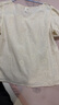 茵曼法式鏤空刺繡全棉襯衫夏季女裝百搭寬松V領(lǐng)泡泡袖襯衣 淡香杏  M  曬單實(shí)拍圖