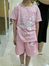 真維斯女童夏季套裝兒童純棉短袖短褲2025新款夏裝女孩子運(yùn)動(dòng)透氣童裝 粉 乖巧粉兔+粉 心跳粉兔X 130 曬單實(shí)拍圖