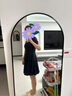 VEGA CHANG短袖連衣裙女2025年新款夏季法式蝴蝶結綁帶不規則短裙 藏青色 M 曬單實(shí)拍圖
