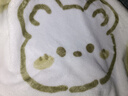 雅鹿雙層牛奶絨毛毯空調(diào)毯子毛巾被辦公室沙發(fā)午睡毯披肩蓋毯四季通用 綠色心情【一毯多用 可鋪可蓋】 120*200cm【單件毛毯】 曬單實(shí)拍圖