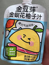 金豆芽金銀花柚子汁兒童零食飲料飲品小孩果汁便攜寶寶禮物100ml*22袋 曬單實拍圖