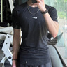 耐克(NIKE)春夏男短袖圓領(lǐng)T恤 運(yùn)動(dòng)休閑 簡(jiǎn)約時(shí)尚 FB7933-010 黑色M 曬單實(shí)拍圖
