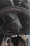五福金牛汽車方向盤套夏季透氣冰絲男女D型高級感四季通用防滑吸汗車把套 風暴黑【O型】 曬單實拍圖