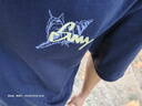森馬（Semir）短袖T恤男海灘度假衣服撞色手繪印花2025夏上衣寬松109325100121 曬單實拍圖