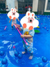B.Duck小黃鴨兒童泳衣男女寶寶連體防曬耐氯1-3歲嬰幼兒游泳衣【A類】 曬單實(shí)拍圖