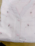 MEJU純棉雙層紗布女長(zhǎng)袖睡衣溫柔粉色可愛刺繡V領(lǐng)家居服套裝女裝 粉色 L 曬單實(shí)拍圖