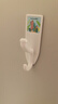 茶花 廚房掛鉤貼鉤 免打孔無(wú)痕浴室衣服毛巾掛鉤強(qiáng)力粘鉤2支裝 曬單實(shí)拍圖