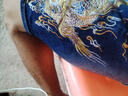 羅蒙（ROMON）夏季薄款潮流中國風(fēng)龍刺繡五分牛仔短褲男藍(lán)色破洞修身休閑中褲子 刺繡龍藍(lán)色牛仔褲 29 曬單實(shí)拍圖