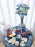 景德鎮(zhèn)（jdz） 陶瓷花瓶高級(jí)感擺件青花瓷玄關(guān)創(chuàng)意裝飾品天球瓶客廳收藏送禮 纏枝蓮天球瓶 曬單實(shí)拍圖