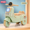 babyjianle小孩摩托滑行車(chē)1-3歲男女寶寶學(xué)步小孩摩托車(chē)滑步車(chē)兒童平衡車(chē) 青果綠＋音樂(lè )燈光 曬單實(shí)拍圖