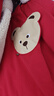 PawinPaw卡通小熊童裝秋冬男女寶精靈帽棉服舒適保暖 Red紅色/20 110 cm 曬單實(shí)拍圖