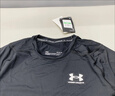 安德瑪（UNDERARMOUR）春夏HeatGear Armour男子訓(xùn)練運(yùn)動(dòng)短袖緊身衣1361518 黑色001 XL 曬單實(shí)拍圖