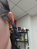 Qlady美拉德復(fù)古耳環(huán)女氣質(zhì)高級感銀針耳釘2023年小眾設(shè)計感耳飾禮物 曬單實拍圖