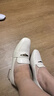百麗通勤樂福鞋女25春新真皮方頭氣質(zhì)單鞋B2593AQ5 米白 37 曬單實(shí)拍圖
