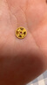 行金銀中足金999五帝幣手鏈轉(zhuǎn)運(yùn)珠金錢幣DIY編繩手串手繩 生日禮物 順治通寶（克重多退少補(bǔ)） 約0.5g 曬單實(shí)拍圖