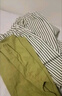 富羅迷女童套裝夏季韓版無袖上衣百搭條紋休閑褲兩件套 綠色  150  曬單實拍圖