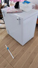 海爾（Haier）單溫冰柜家用商用PCM鋼板內膽大容量一級能效臥式冷凍柜冷柜 200升 leader基礎【經(jīng)典白+減霜80%】 曬單實(shí)拍圖
