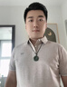 胖東來品質(zhì)天然和田玉雙面貔貅平安扣吊墜男士女招財皮丘貔恘玉佩 精選青玉貔貅吊墜黑繩36*36雙面 曬單實拍圖