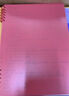 得力（deli）B5不硌手活頁本線圈本筆記本本子深紅橫線可開合初高中作業(yè)本HB550 曬單實拍圖