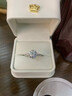 DRAGBOLL鉆戒女星河戒指 求婚結婚公主燦若星辰1克拉七夕情人節(jié)禮物送老婆 50分-閉口備注圈口 曬單實拍圖