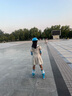 361°兒童輪滑鞋初學(xué)者男童女童溜冰鞋閃光輪旱冰鞋尺碼可調(diào)節(jié) 藍(lán)色L碼 曬單實(shí)拍圖