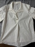 范思藍恩白色設計感短袖襯衫女夏季2025新款法式寬松通勤上衣2138 白色 XL （偏大，建議拍小一碼） 曬單實(shí)拍圖