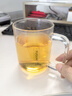 富光高硼硅玻璃杯花茶杯子單層果汁杯牛奶杯帶把帶刻度水杯男女 曬單實(shí)拍圖