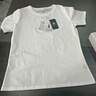 SUSTYLE奢侈高端品牌女裝高檔絲光棉T恤短袖女夏季新款純棉圓領設計感寬 白色 S 曬單實拍圖