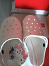 卡通洞洞鞋女夏季外穿軟厚底防滑透氣學(xué)生網(wǎng)紅可愛(ài)kt貓包頭涼拖鞋 白色加配飾【頂級(jí)版】 36-37 曬單實(shí)拍圖