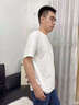 莫代爾260支純棉抗菌短袖t恤男士2025新款夏季透氣速干冰絲半袖高端上衣 卡其綠 M 曬單實(shí)拍圖