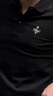 MANGANO曼加龍男裝夏新款POLO衫商務通勤潮流百搭短袖 黑色 50 (175/96A) 曬單實拍圖