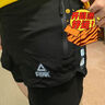 匹克泳褲男泳衣男防尷尬速干平角沙灘褲雙層溫泉海邊度假黑2XL 曬單實(shí)拍圖