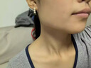 翠奢緣品牌珍珠耳環(huán)女新款輕奢耳掛設(shè)計(jì)感耳飾情人節(jié)生日禮物送女友老婆 珍珠耳環(huán)銀色（990銀） 曬單實(shí)拍圖