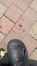 名創(chuàng)優(yōu)品（MINISO）洞洞鞋男士夏季外穿防滑厚底eva踩屎感涼鞋防臭海邊沙灘包頭拖鞋 曬單實拍圖