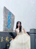 馨瑞緣（XINRUIYUAN）成人禮禮服裙輕奢小眾輕婚紗蛋糕裙吊帶公主蓬蓬裙生日小禮裙 米白色 M 均碼 曬單實(shí)拍圖