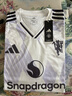 adidas曼聯(lián)球迷版客場(chǎng)速干足球短袖球衣男裝夏季阿迪達斯官方   白色   3XL 曬單實(shí)拍圖