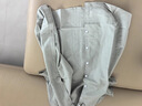 真維斯（Jeanswest）2025夏季新款亞麻襯衫男士短袖男款棉麻襯衣服寸男裝休閑五分袖 綠色短袖【棉麻】 XL 曬單實(shí)拍圖