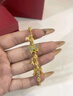 鳴鉆國(guó)際古法蝴蝶黃金手鏈女足金999琺瑯彩花朵轉(zhuǎn)運(yùn)珠盤纏手飾送女友禮物 【古法燒藍(lán)蝴蝶盤纏手鏈】一物一證 曬單實(shí)拍圖