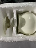 sungsa日本辣椒油專用陶瓷豬油罐家用耐高溫帶蓋裝葷油容器廚房調(diào)味罐子 米白【含勺子+高溫不炸裂】 曬單實(shí)拍圖