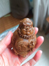 仙作美假一賠萬【鐘馗賜?！啃∪~楨楠金絲楠木枯木老料雕刻手把件擺件 曬單實拍圖