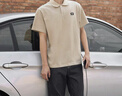 Lee25新品舒適版防曬紫外線翻領(lǐng)Logo織標(biāo)男涼感短袖polo衫 曬單實(shí)拍圖