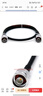 東方旭普 LMR240射頻連接線 N-JJ  NM-NM N雙公頭延長(zhǎng)線 DC-6G LMR240-N-JJ 10m 曬單實(shí)拍圖