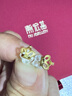 潮宏基 小鳳冠皇冠黃金耳釘女送女友生日七夕禮物計(jì)價(jià) 約0.95g 曬單實(shí)拍圖